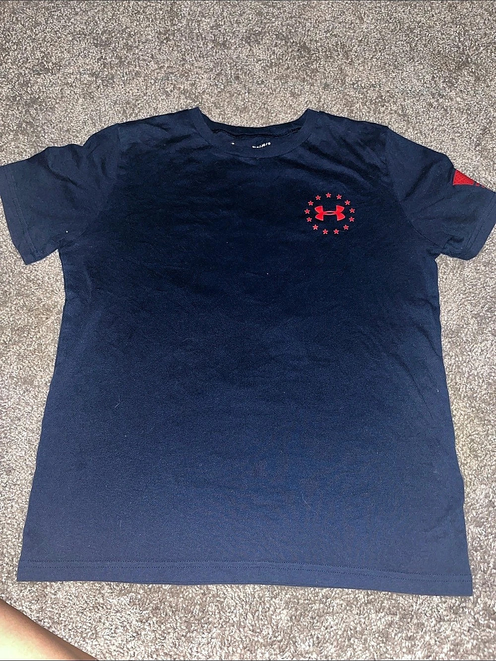Under Armour Boys UA Freedom Flag Graphic T-Shirt Large